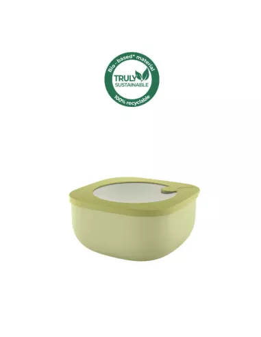 Store&more - Contenitore Ermetico Basso Per Frigo/ Freezer/ Microonde (M) Verde Avocado