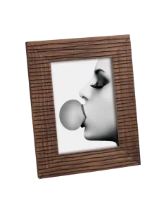 Portafoto In Legno Wengè Inciso 13x18 Cm - Mascagni