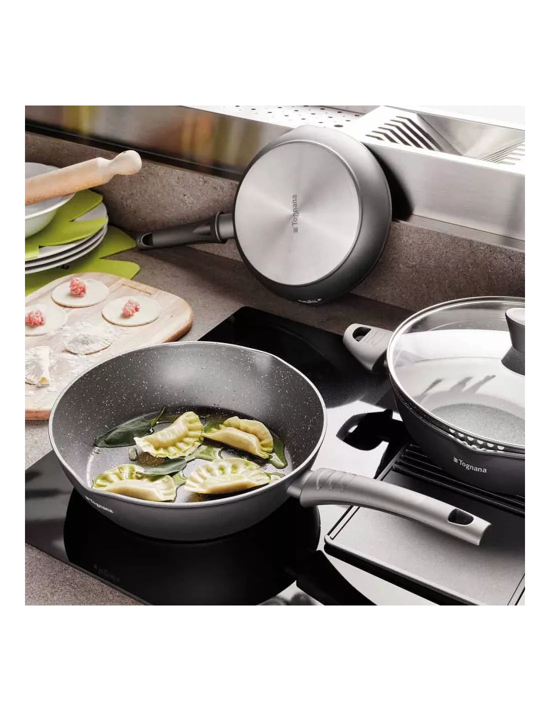 Padella Fonda 28 Cm Alluminio Grigio Ultra Class Induction