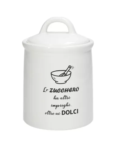H&H Barattolo In Vetro Per Zucchero 800 Ml – Contenitore Da Cucina Elegante E Lavabile In Lavastoviglie