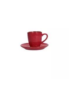 Concerto Corallo Tazza Caffè Con Piattino 90cc