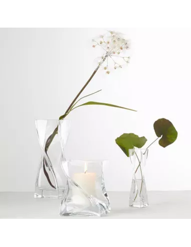 Vaso In Vetro Trasparente 30 Cm Volare