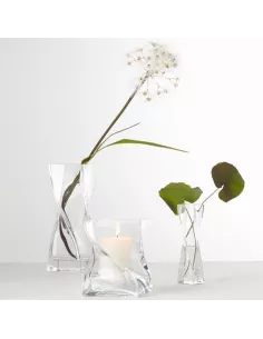 Vaso In Vetro Trasparente 25 Cm Volare 2