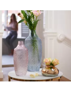Vaso In Vetro Rosa 30 Cm Poesia 2