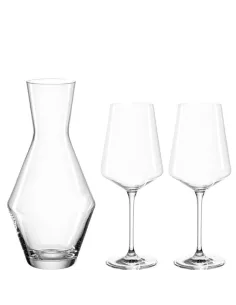 Set 2 Calici Vino Con Decanter Puccini
