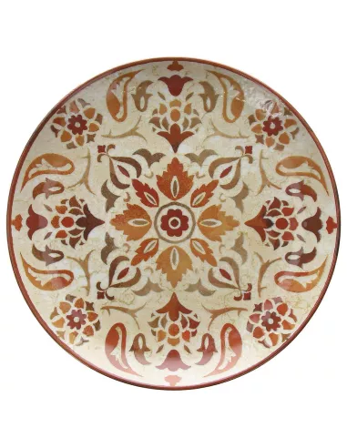 Servizio Piatti 18 Pz In Porcellana Tangerine Made In Italy