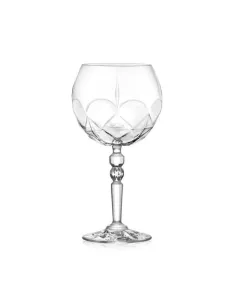 Set 6 Bicchieri Gin Tonic In Vetro Trasparente Made In Italy