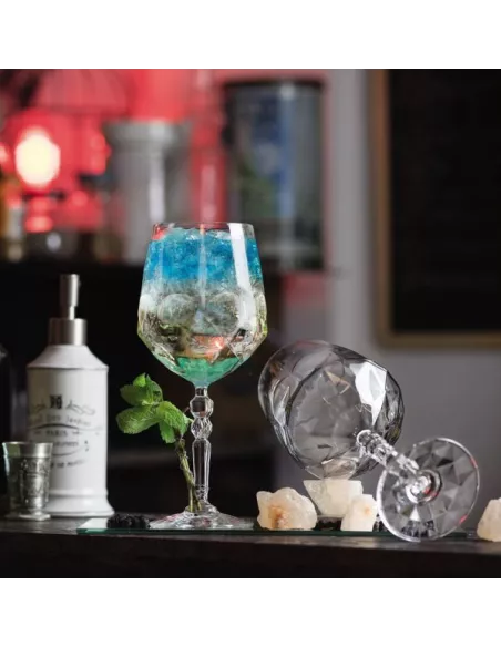 Set 6 Calici Spritz In Vetro Trasparente Made In Italy