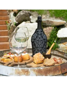 Glacette Morbida Raffreddabottiglie Decorate Blu 2