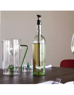 Stick Raffredda Vino In Acciaio Inox Con Tappo Ermetico E Beccuccio Versatore 2