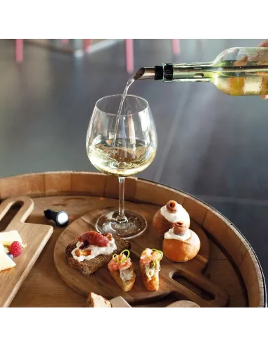 Stick Raffredda Vino In Acciaio Inox Con Tappo Ermetico E Beccuccio Versatore