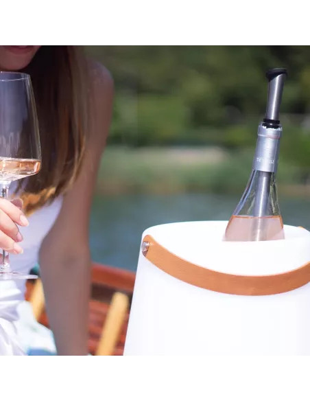 Stick Raffredda Vino In Acciaio Inox Con Tappo Ermetico E Beccuccio Versatore