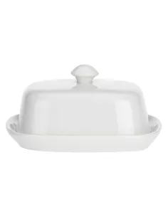 Burriera Con Coperchio In Porcellana Cm 14x11 Terrine
