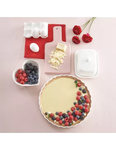 Burriera Con Coperchio In Porcellana Cm 14x11 Terrine