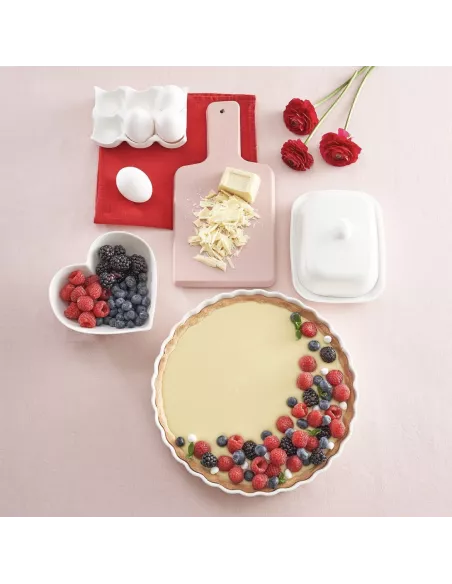 Burriera Con Coperchio In Porcellana Cm 14x11 Terrine