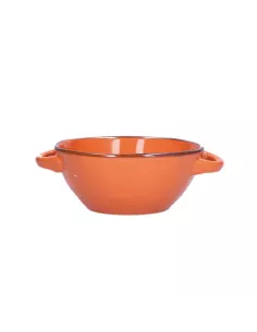Concerto Arancione Ciotola Zuppa Con Manici 600cc