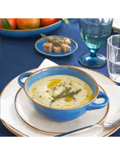 Concerto Blu Avio Ciotola Zuppa Con Manici 600cc  - R134100010  - Rose e Tulipani  - Piatti per la Tavola 2