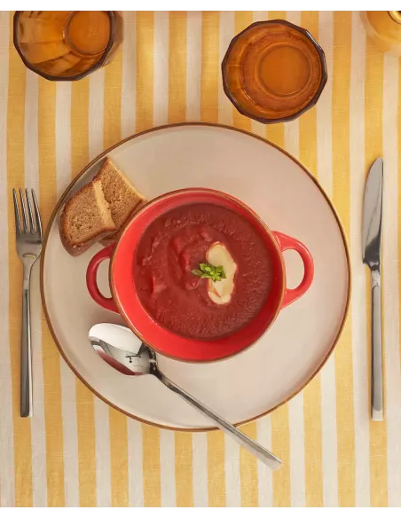 Concerto Corallo Ciotola Zuppa Con Manici 600cc