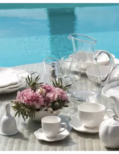 Tazza Colazione Con Piattino In Porcellana Villadeifiori 2