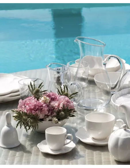 Tazza Colazione Con Piattino In Porcellana Villadeifiori