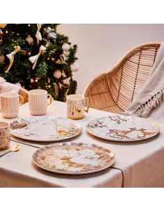 Piatto Panettone In Porcellana Cm 31 Bamby 2