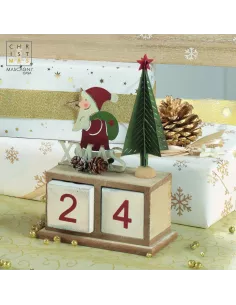 Palla di Neve a Led In Resina Babbo Natale e Bambino