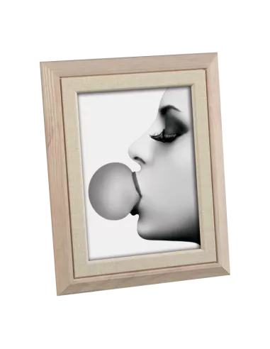 Portafoto In Mdf Colore Bianco 15x20 Cod.1635