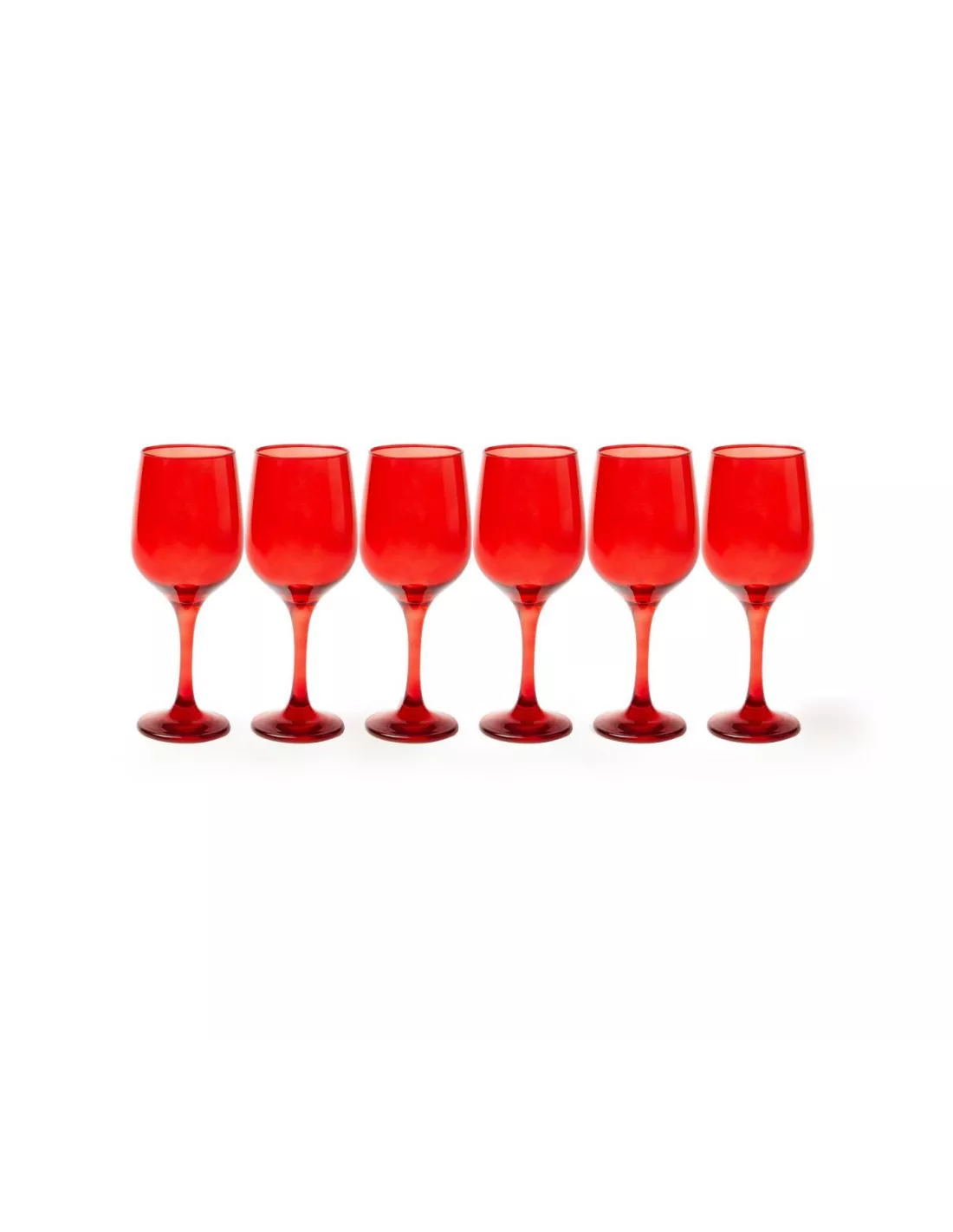 Set 6 Calici da Vino Rosso Limosa Fade in Vetro da 650ml o 740ml