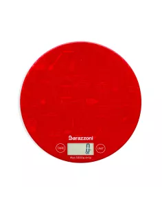 Bilancia Digitale Tonda Rossa Barazzoni