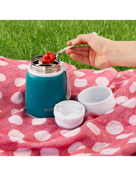 Lunch Box Termica Con Cucchiaio In Acciaio Inox - WD Lifestyle