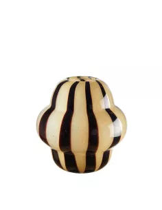 Vaso Basso in Vetro Bicolor - L'oca Nera