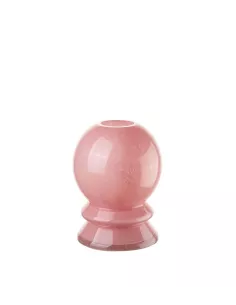 Vaso Basso in Vetro Rosa - L'oca Nera