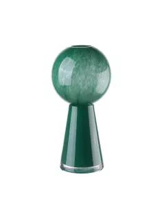 Vaso Alto in Vetro Verde - L'oca Nera