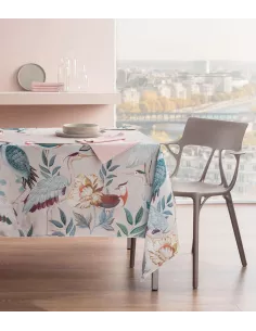 Kyoto - Tovaglia Tinta Unita In Filato Antimacchia E Idrorepellente 155x180 Cm