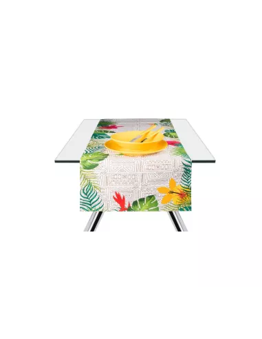 Runner Tiki In Cotone Cm 45x140 Excelsa Made In Italy