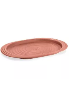 Vassoio L Terracotta Tierra