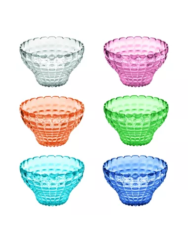 Set 6 Coppette Gelato Macedonia Cm. 12 Tiffany