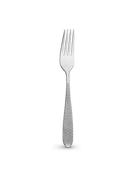 Servizio posate 24 pz in acciaio 18/0 colore argento con manico decorato
