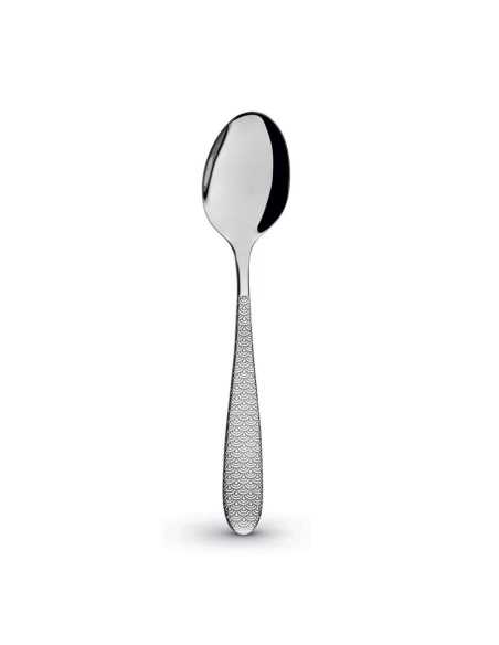 Servizio posate 24 pz in acciaio 18/0 colore argento con manico decorato