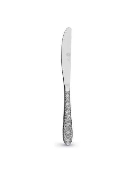 Servizio posate 24 pz in acciaio 18/0 colore argento con manico decorato