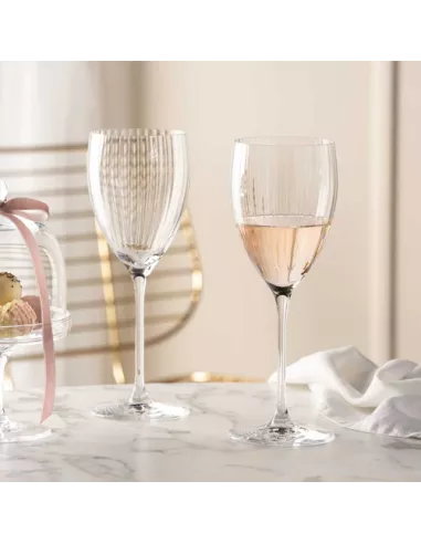 Set 6 Calici in Vetro 450ml Poesia