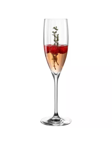 Set 6 Calici Flute in Vetro 250ml Poesia