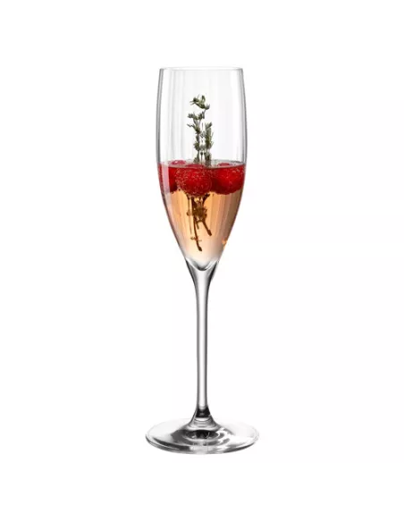 Set 6 Calici Flute in Vetro 250ml Poesia