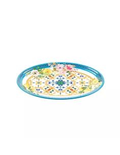 Vassoio Ovale Piccolo in Melamina Flower&Lemon