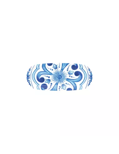 Vassoio Rettangolare in Melamina Blues
