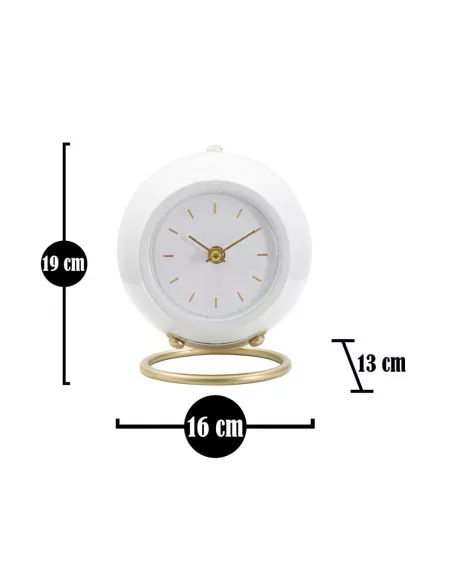 Orologio Da Tavolo Ball Bianco