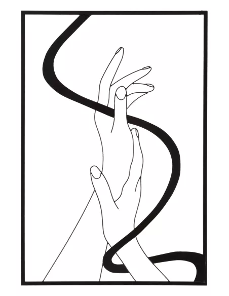 Pannello da Muro in Ferro Hands