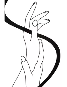 Pannello da Muro in Ferro Hands 2