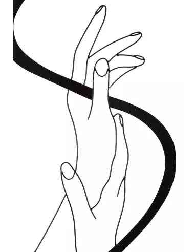 Pannello da Muro in Ferro Hands