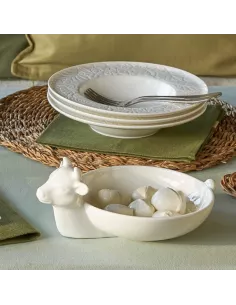 Servimozzarella In Porcellana Mucca Fattoria